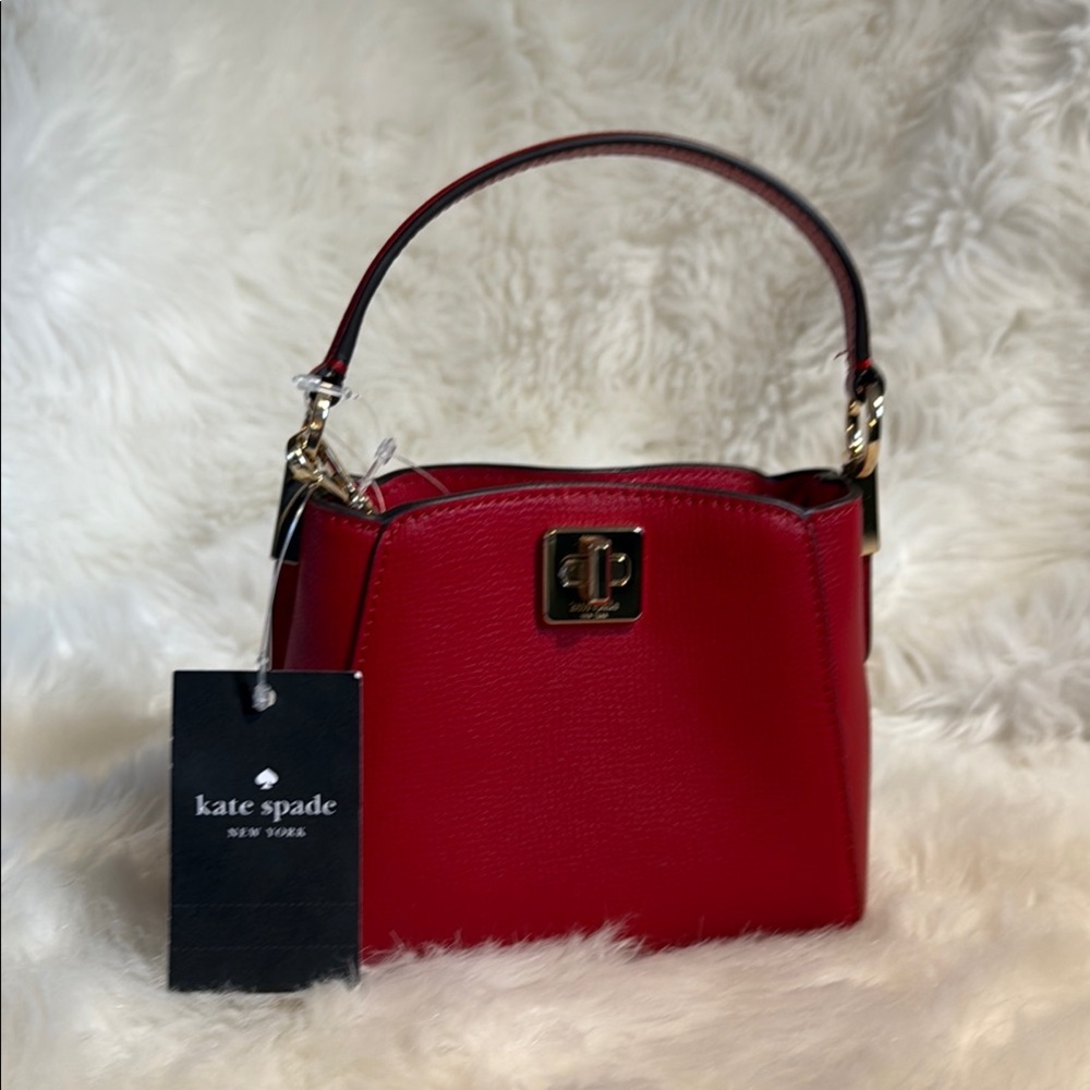 Kate Spade Red Mini Bag with Sleek Design - Picture 1 of 15